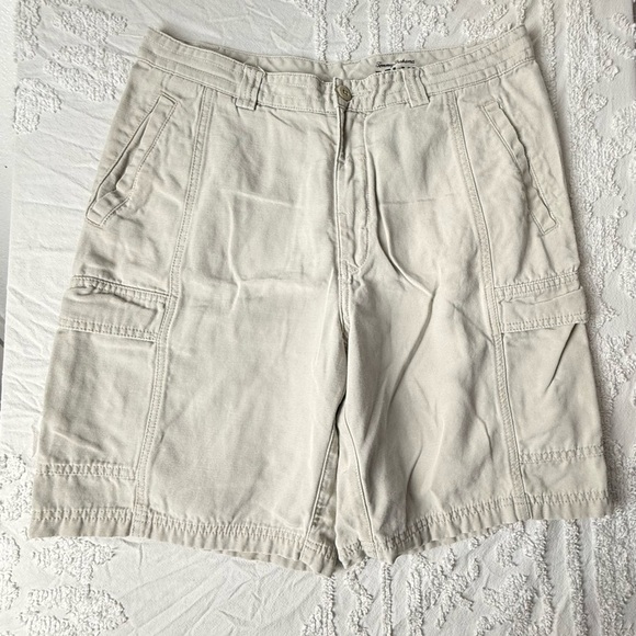 Tommy Bahama Relax Beige and Green Shorts - Picture 1 of 5